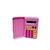 Calculadora 8 Dígitos Flip Estampa Coração Rosa - Letron - comprar online