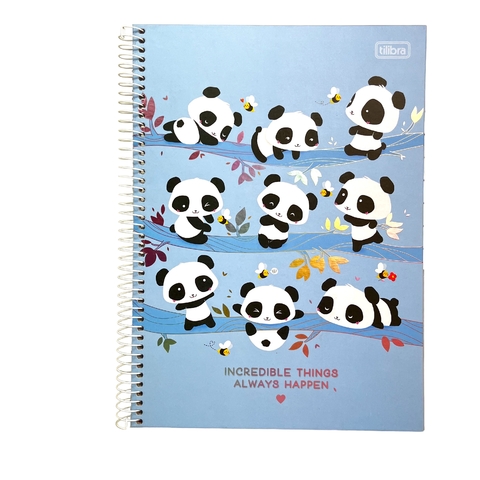 Caderno Cartografia & Desenho Panda Lovely Friend - Tilibra