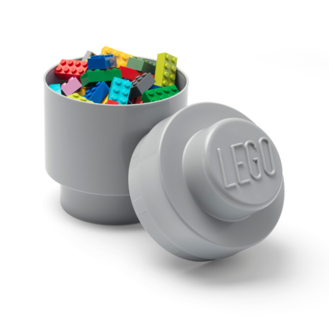 Contenedor Lego Redondo (Varios Colores)