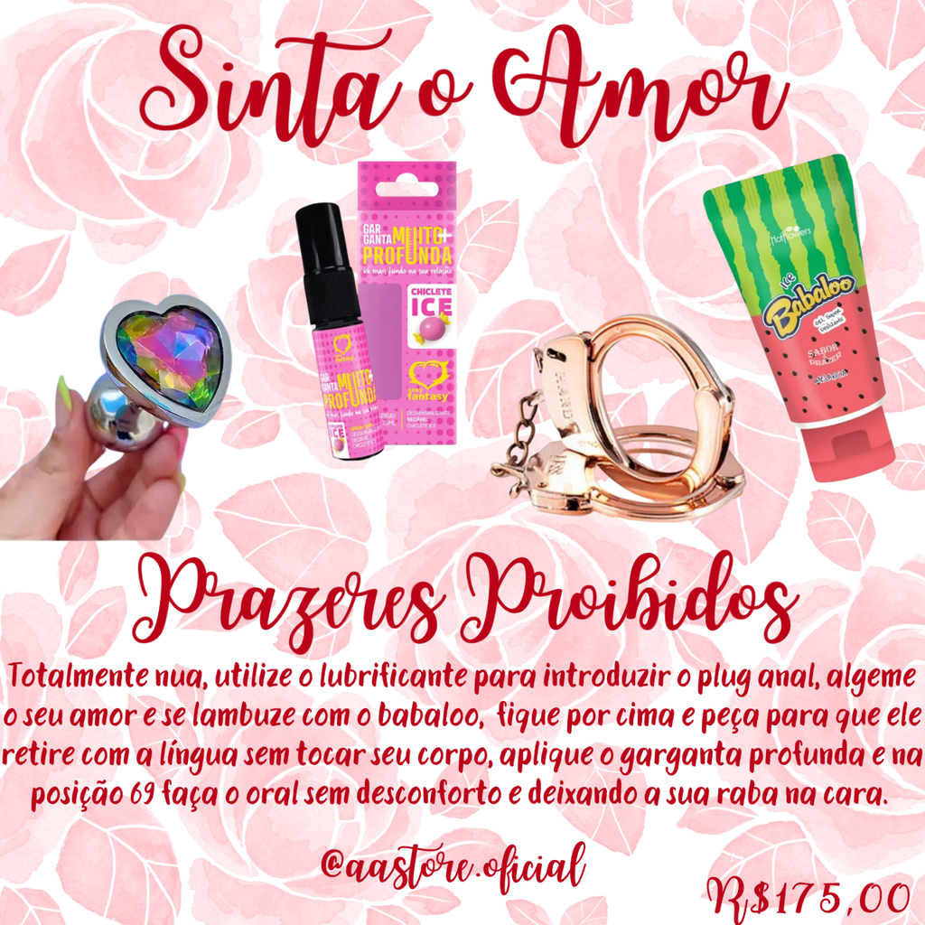 Prazeres Proibidos - Comprar em AA STORE