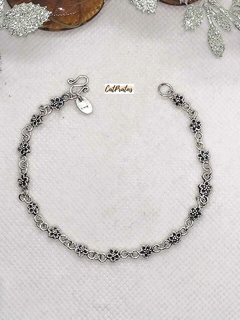 Pulseira Bali Feminina Com For Pequena, Em Prata 925. - comprar online