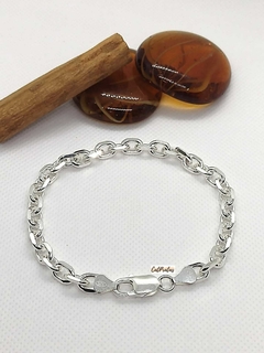 Pulseira Masculina Cartier Grossa, Em Prata 925.