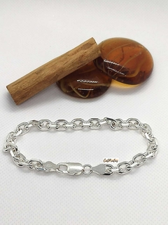 Pulseira Masculina Cartier Grossa, Em Prata 925. - comprar online