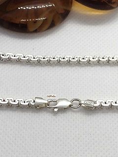 Pulseira Masculina Veneziana Grossa, Em Prata 925. - comprar online