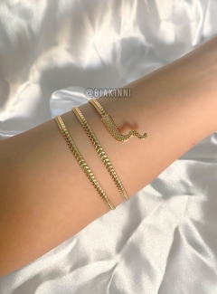 Bracelete Snake Dourado