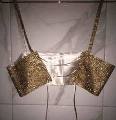 Top Strass Dourado - loja online