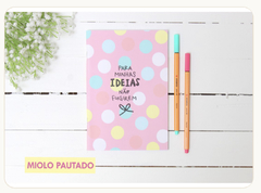 Caderno flex Minhas Idéias