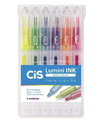 Marca texto CIS Lumini Ink com 6 cores