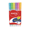 Kit marca texto glitter Molin