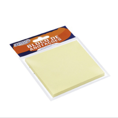 Bloco smart notes amarelo pastel BRW 50 folhas