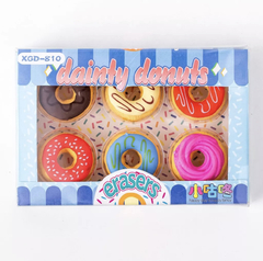 Kit 6 Mini Borrachas Donut - loja online