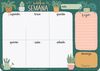 Bloco planner semanal My Garden - comprar online