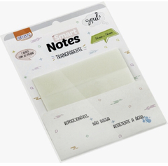 Post It Transparente BRW - 20 folhas