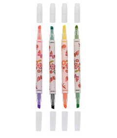 Marca texto Borboletas pastel - 2 pontas 8 cores Molin - comprar online