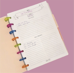 REFIL Planner COMPACTO OCTO - para caderno de disco P - loja online