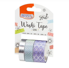 Washi Tape Shine Lilás BRW