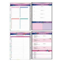 Imagem do Planner Espiral 17,7 X 24 Cm Daisy M7 2023 Tilibra