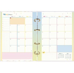 Planner Argolado 2023 TILIBRA Happy 17,7 x 24 cm - Pink Blue Paper