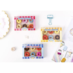 Kit 6 Mini Borrachas Donut - comprar online