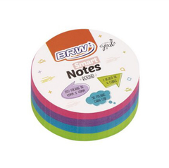 Bloco smart notes round 45x45mm - colorido soul - 200 fls