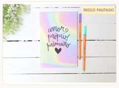 Caderno flex Amor Próprio