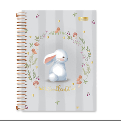 Caderno Coelhinho tamanho colegial Cadersil