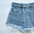 SHORT POLLERA DE JEAN CELESTE - comprar online