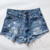 SHORT DE JEAN CON ROTURAS