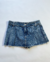 SHORT POLLERA DE JEAN TABLEADA