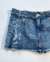 SHORT POLLERA DE JEAN TABLEADA - comprar online