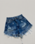 Short de jean con roturas tiro alto