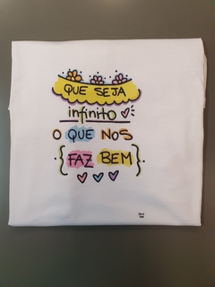 Que Seja Infinito O que Nos Faz Bem. - comprar online