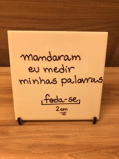 Azulejo Medir Minhas Palavras