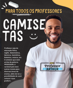 CAMISETAS PERSONALIZADAS DIA DOS PROFESSORES