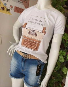 T Shirt Eu Sou Uma Longa História