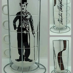 Torre de xicaras Charles Chaplin - comprar online