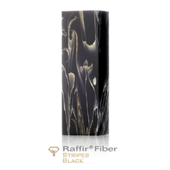 Raffir Fiber Black Stripes