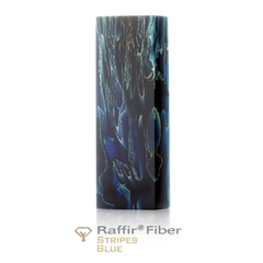 Raffir Fiber Blue Stripes