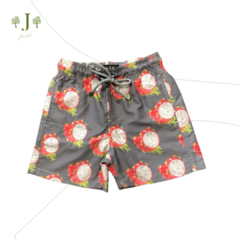 Beach Shorts Adulto Pitaya Cinza - comprar online