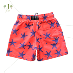 Beach Shorts Infantil Estrela Roxa - comprar online