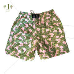 Beach Shorts Infantil Folhas Bananeira - comprar online