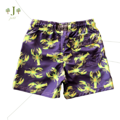 Beach Shorts Infantil Lagosta Verde - comprar online