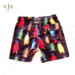 Beach Shorts Infantil Pinguim - comprar online