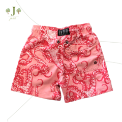 Beach Shorts Infantil Polvo Rosa - comprar online