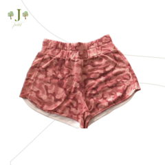 Shorts Elastico Adulto Camuflado Rosa - comprar online