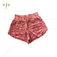 Shorts Elastico Adulto Camuflado Rosa