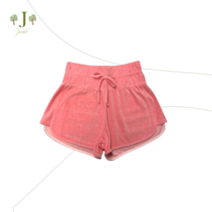 Shorts Elastico Adulto Rosa Plush