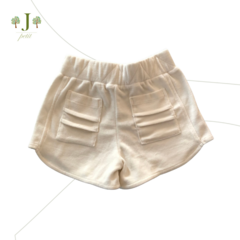 Shorts Elastico Atoalhado Branco - Joie Petit