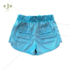 Shorts Elastico Verde Esmeralda - comprar online