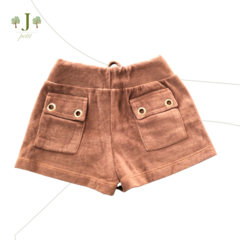 Shorts Ilhos Caramelo - comprar online